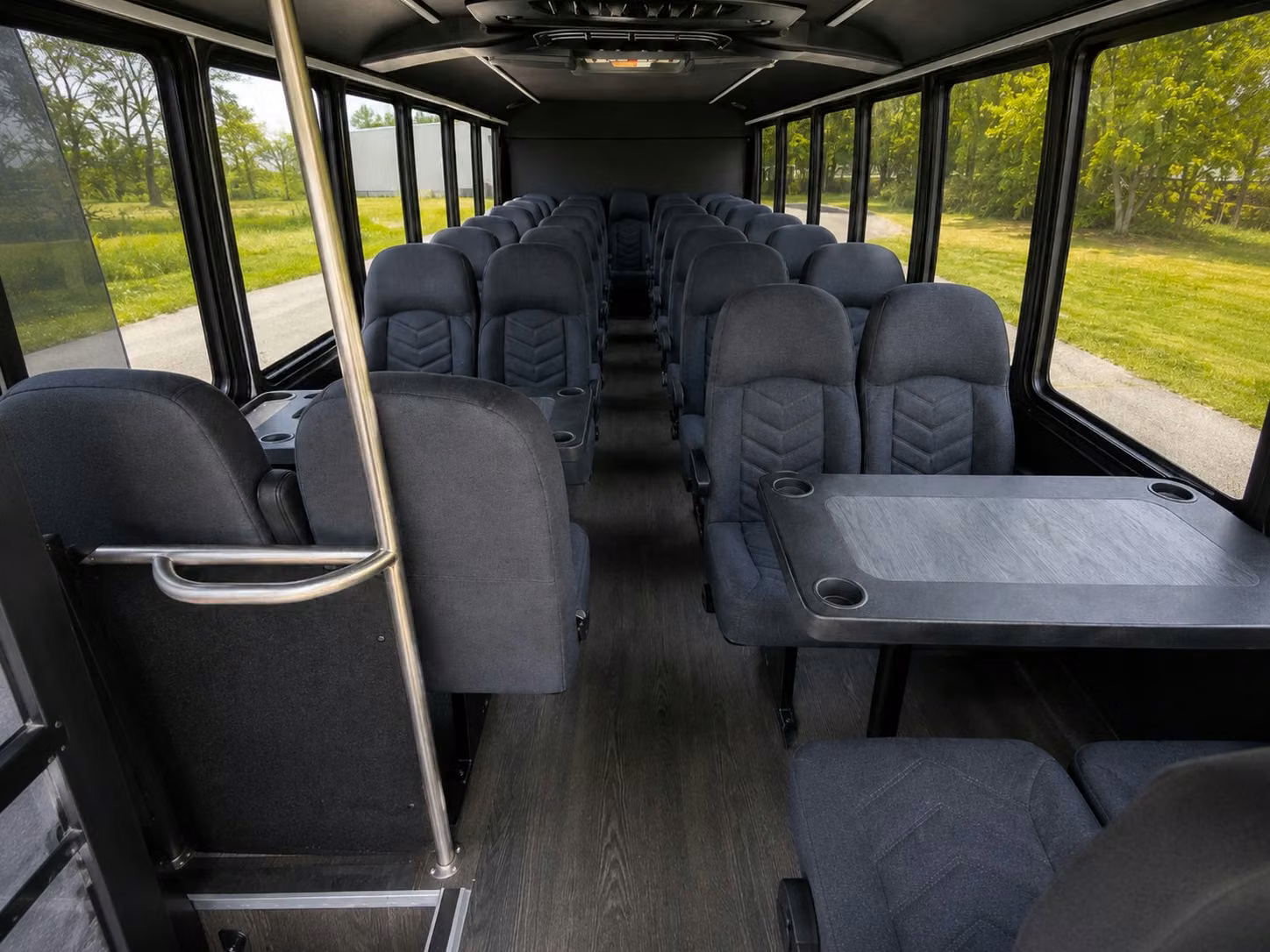 18 passenger minibus interior