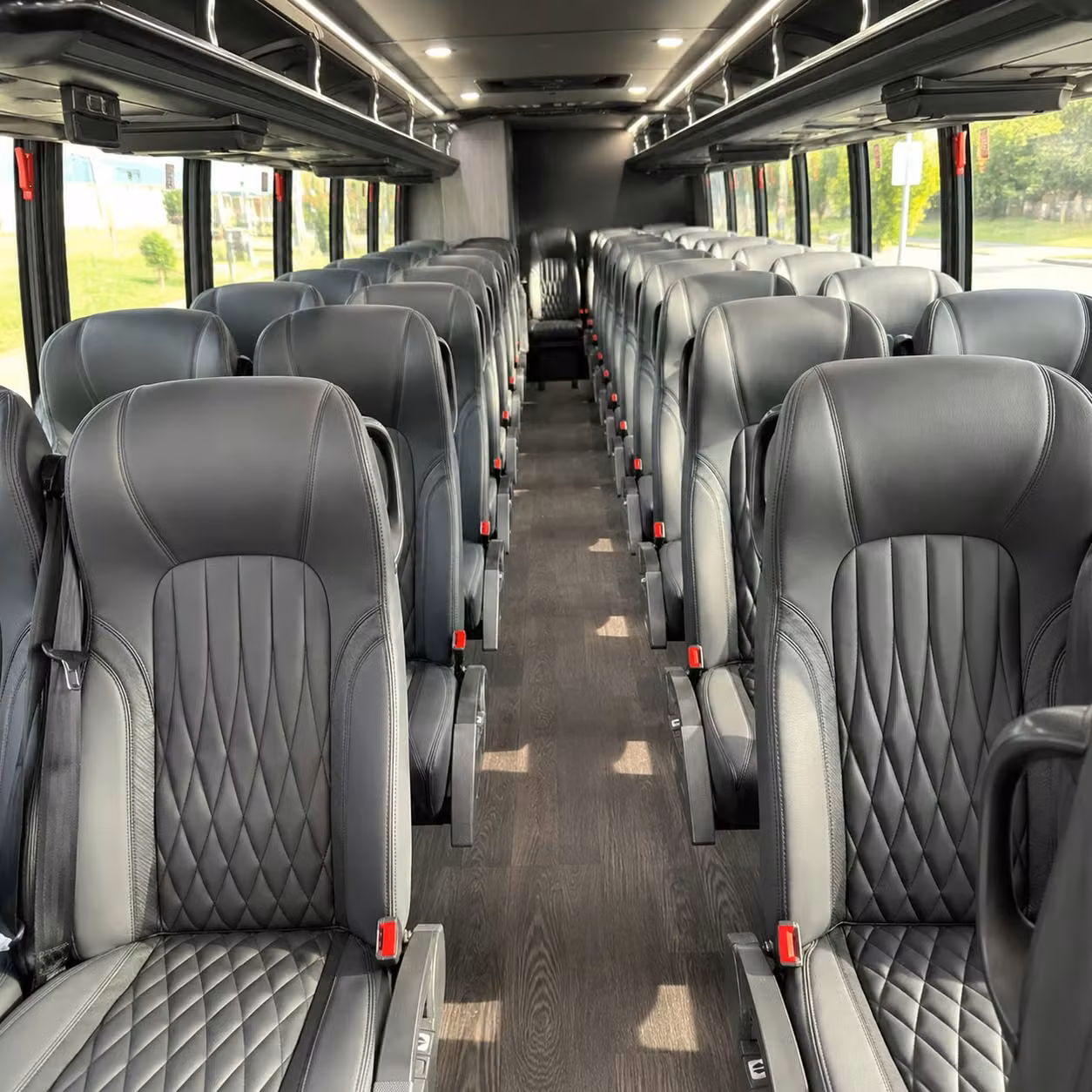 28 passenger minibus inside