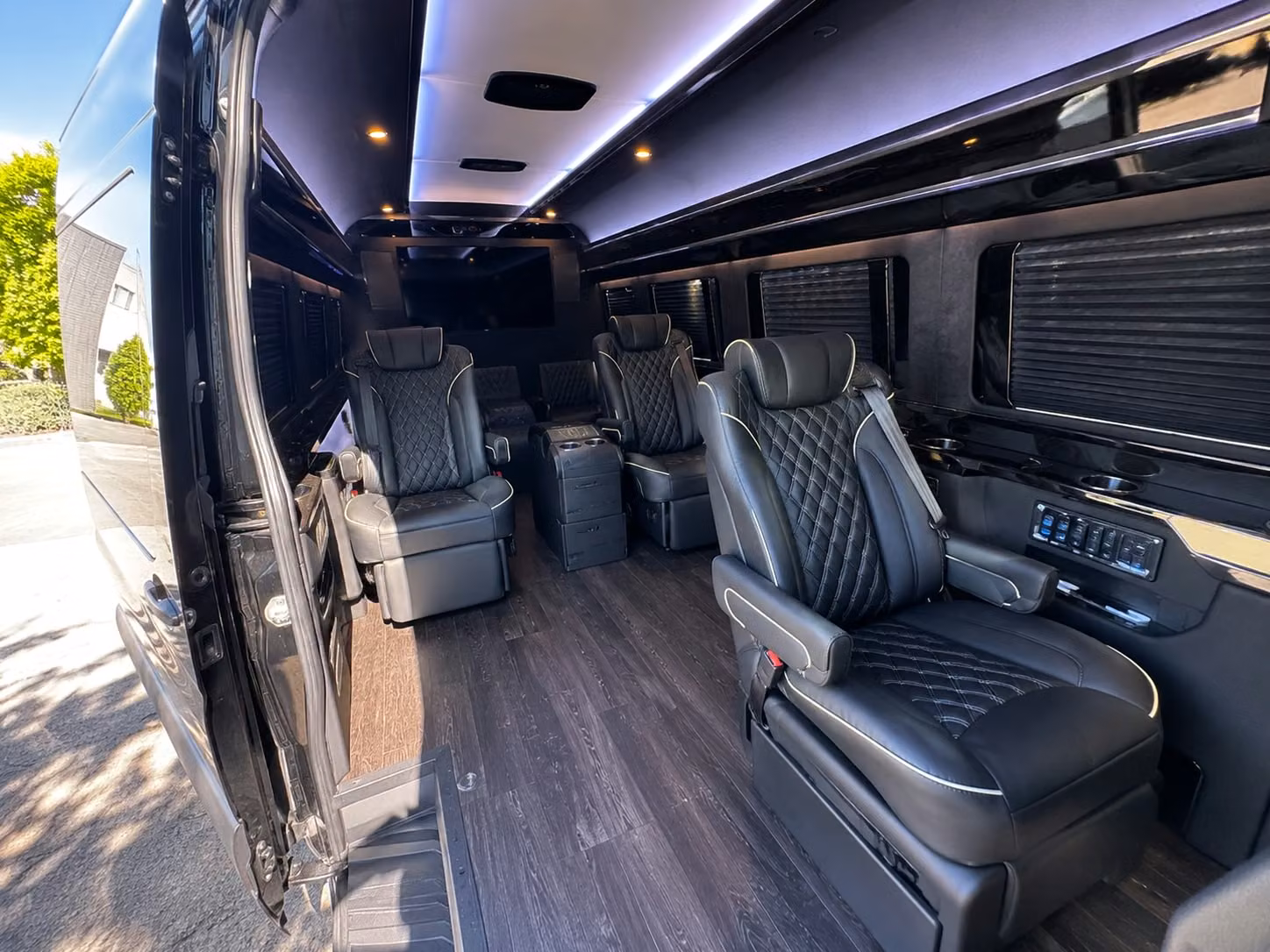 sprinter van with driver interior