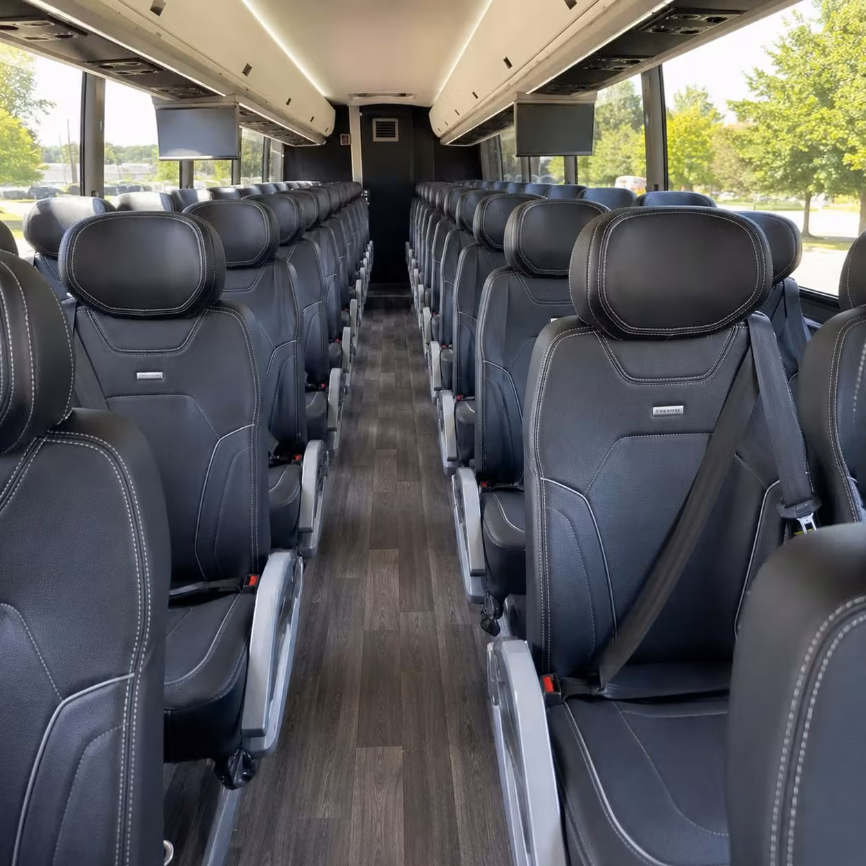 valdosta charter bus interior